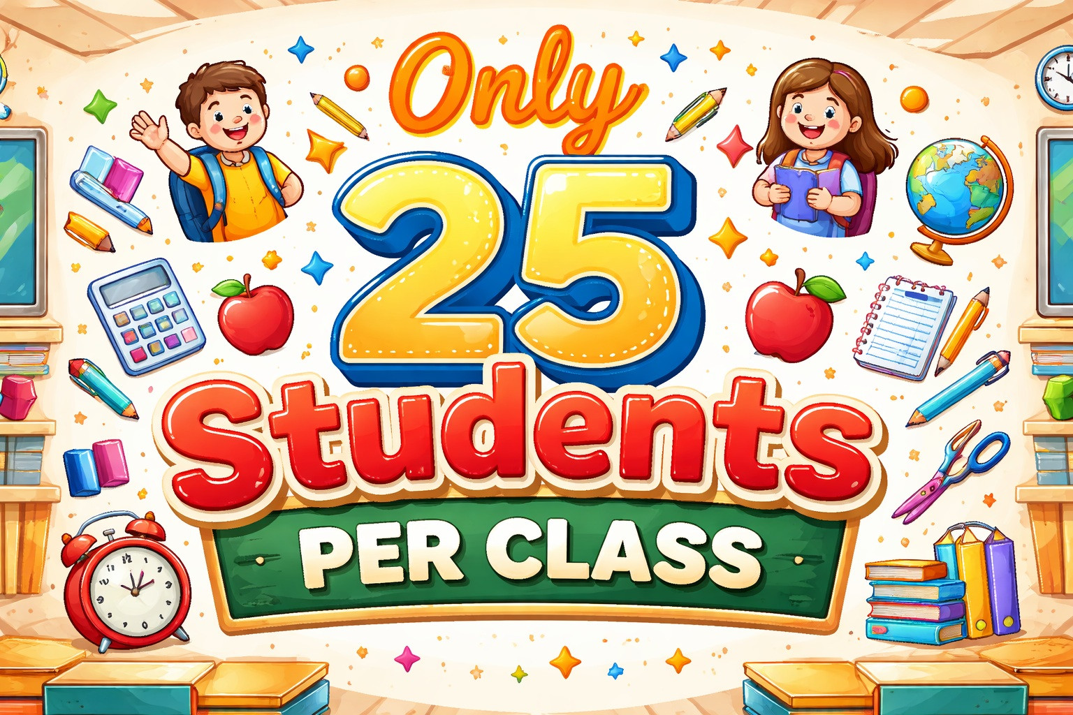 Only 25 students per class